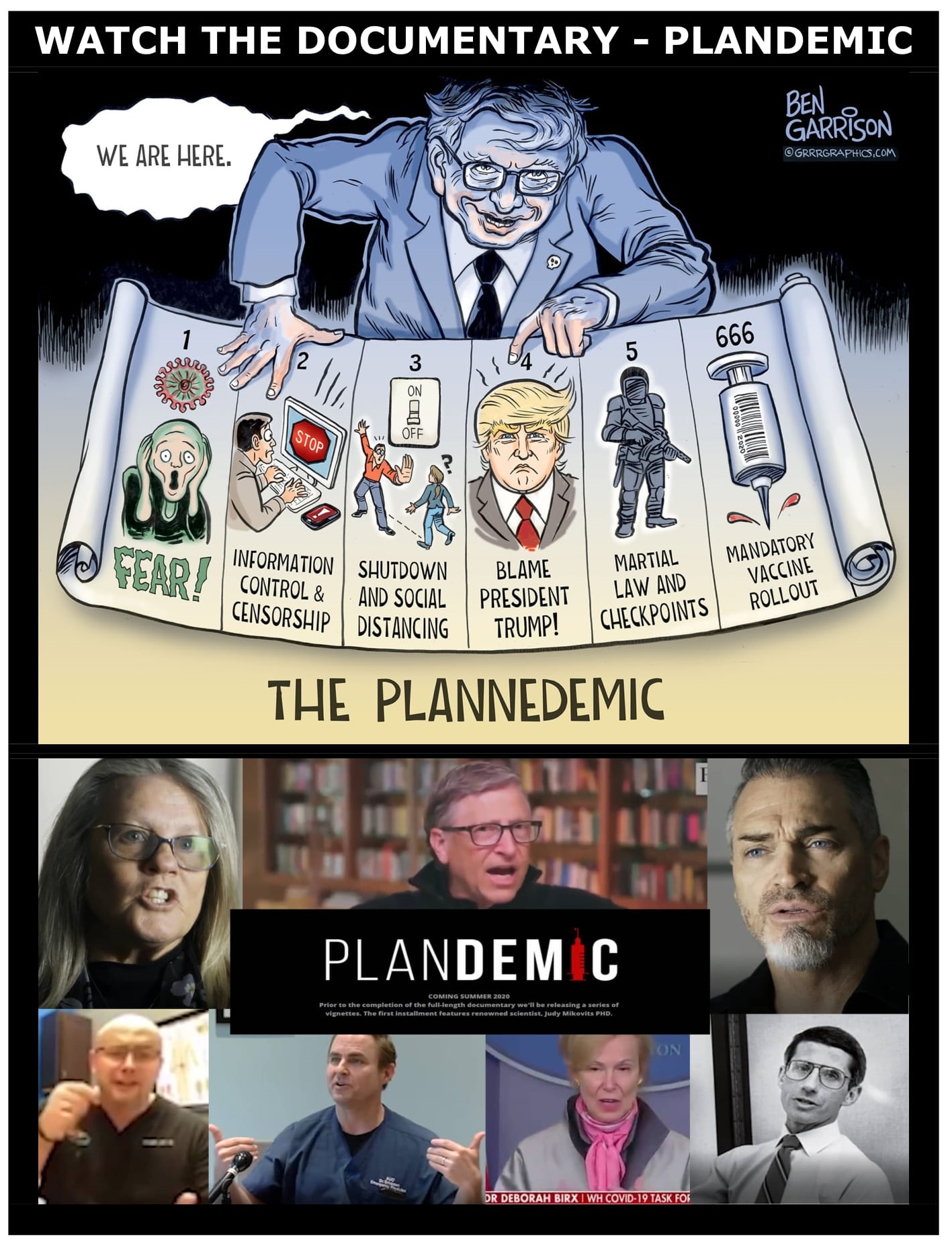 Watch the documentary - PLANDEMIC