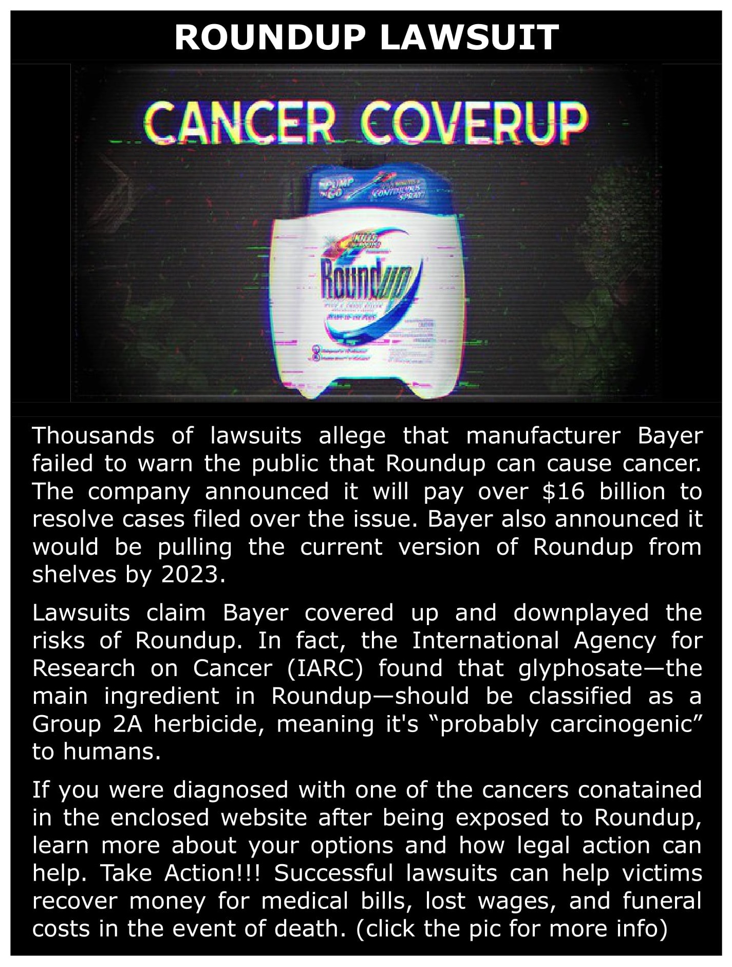 CANCER COVER-UP