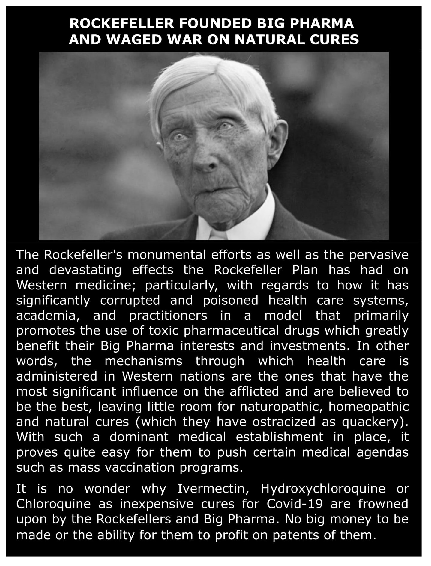 Rockefeller and Big Pharma
