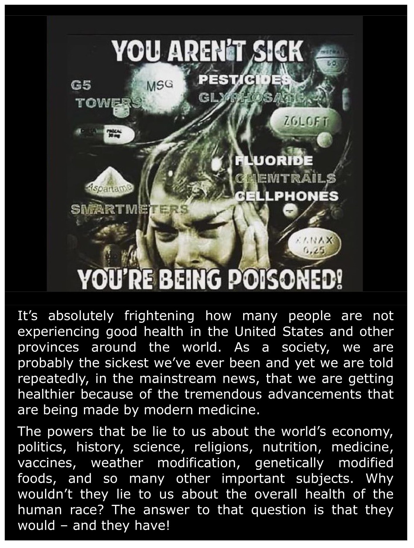 YOU Are Being POISONED