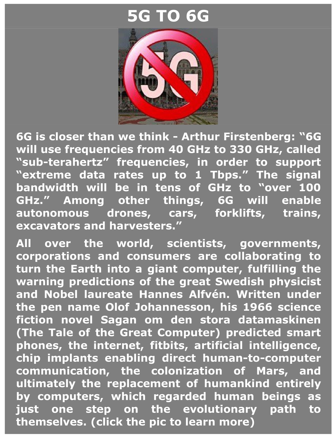 Is 6G Coming? ... YES!