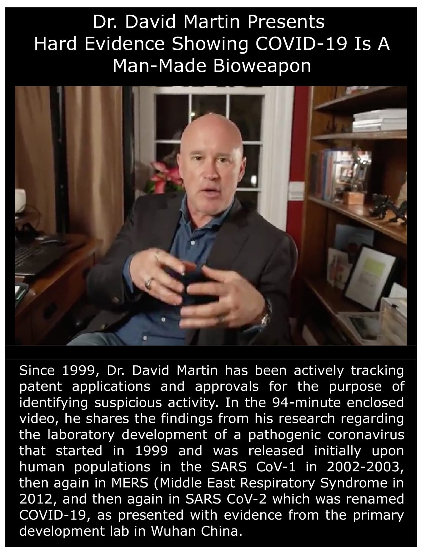 Dr David Martin - Link to Video