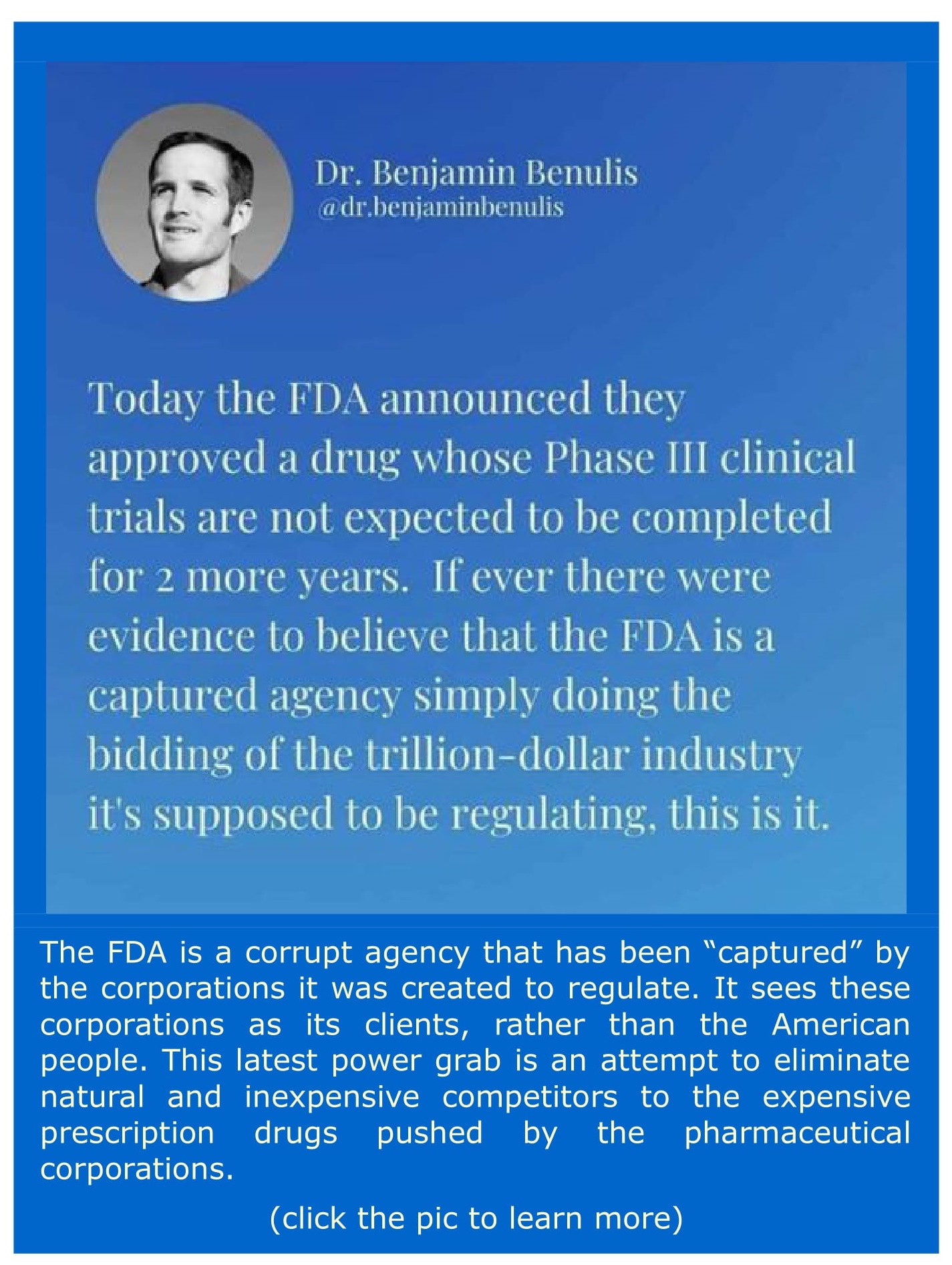 Corruption of FDA