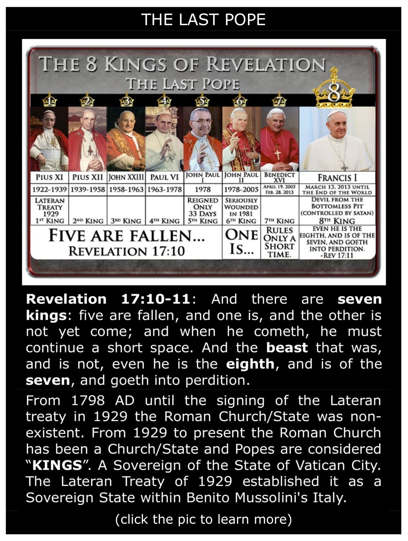 8 Kings of Revelation