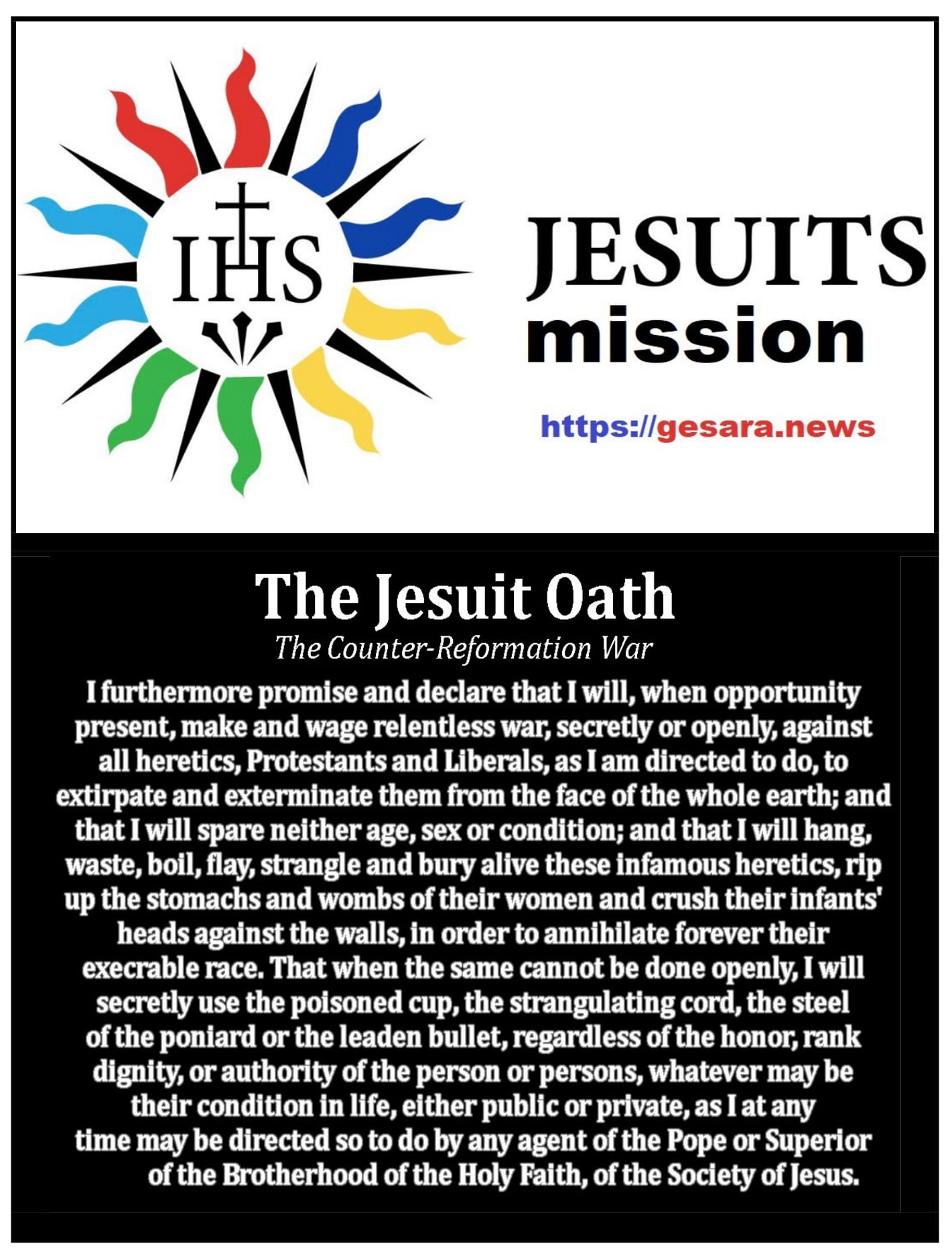 Jesuit Oath